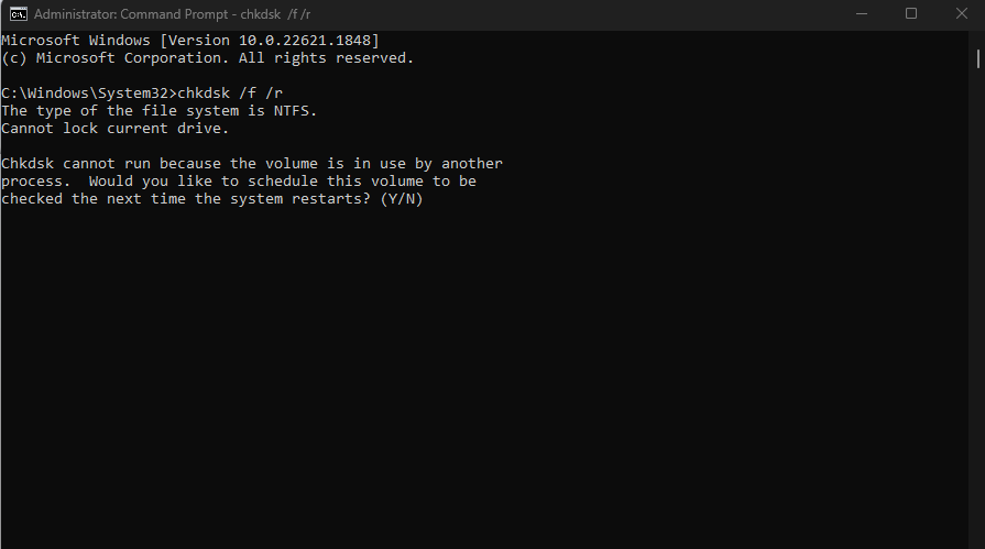 Chkdsk c: /f /r /x что за команда. Chkdsk. Administrator command