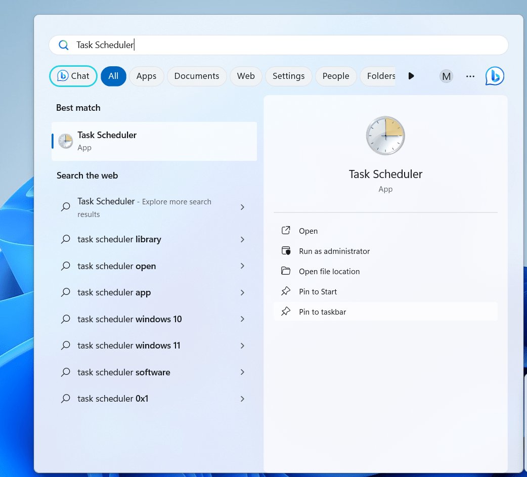 Task Scheduler Windows 10