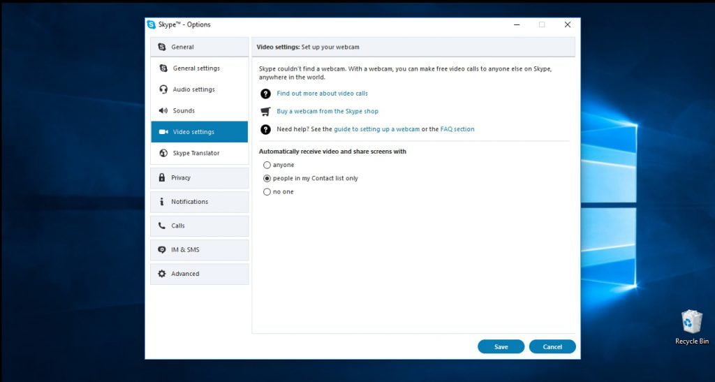 Skype camera not working What to check first? — Auslogics Blog