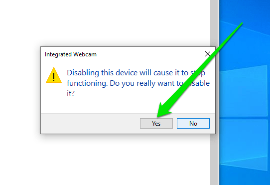 Disabling integrated webcam on Windows
