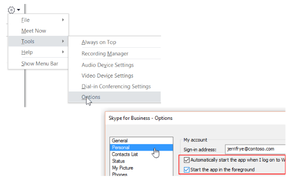 Preventing automatic startup