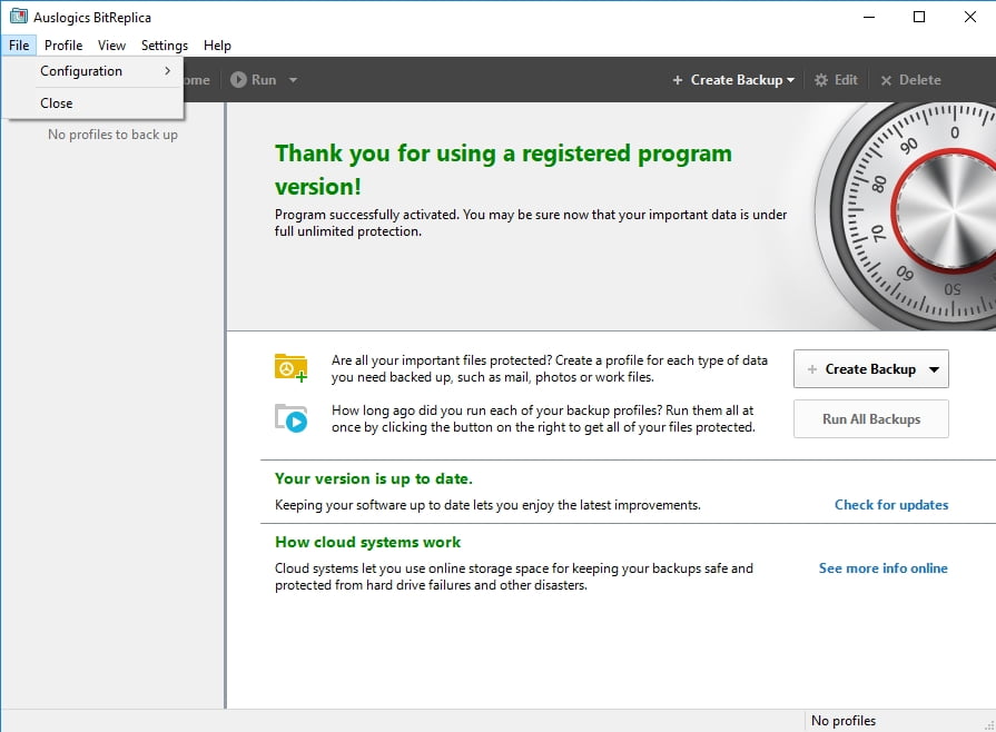 Keep your files protected and synced.