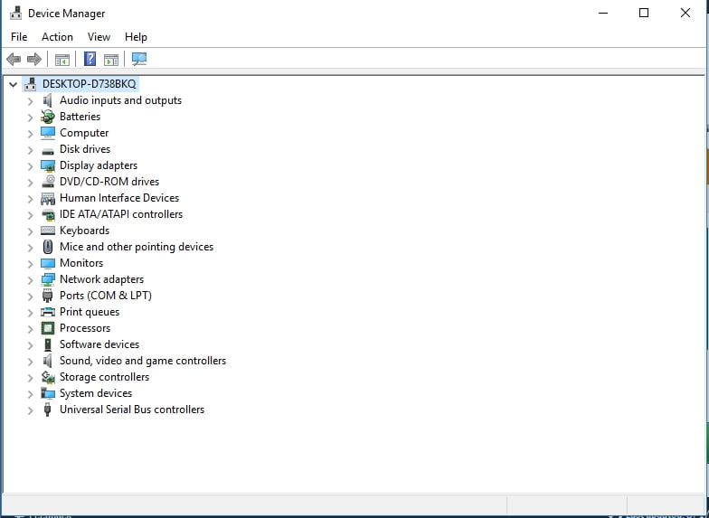 Use Device Manager to manage your drivers.