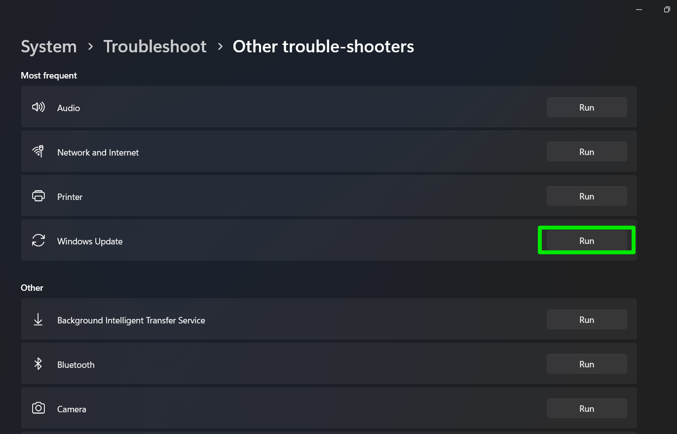 System Troubleshoot