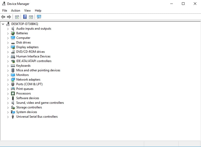 Use Device Manager to reinstall your audio device