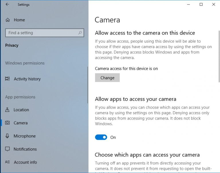 How to fix problems accessing camera on Windows 10? — Auslogics Blog