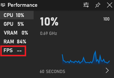 Performance Over Fidelity: How to See Your Frames Per Second (FPS