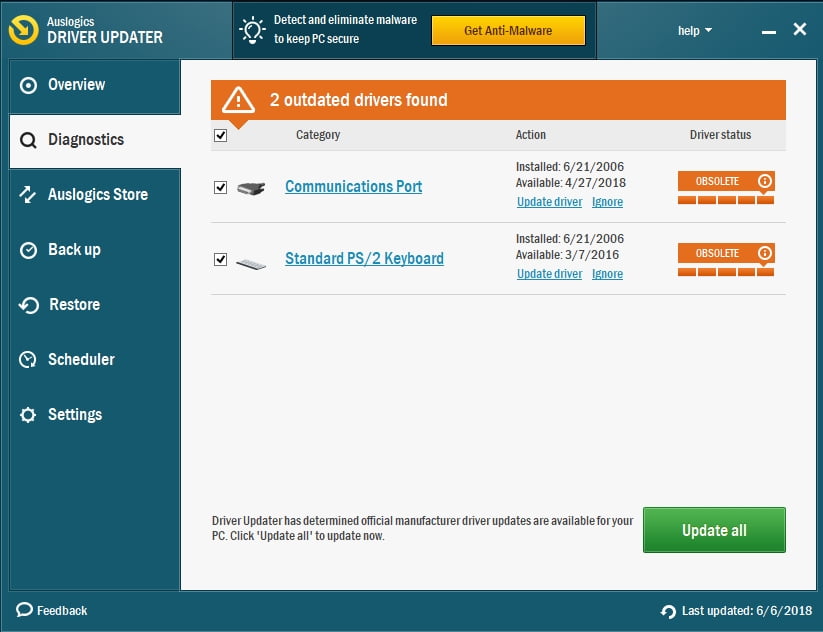 You can update all your drivers with Auslogics Driver Updater in order to fix no sound after Bluetooth connection.