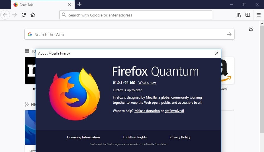 Make sure your Firefox is up to date