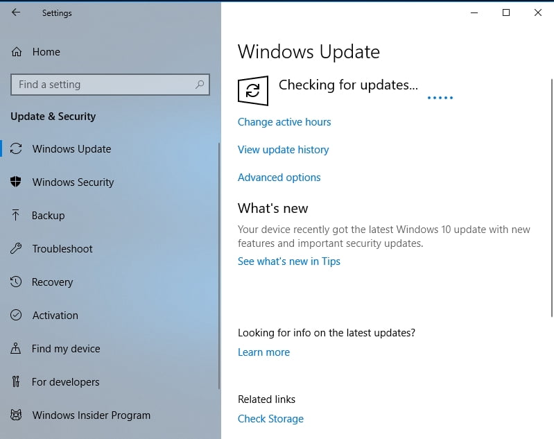 update Windows 10