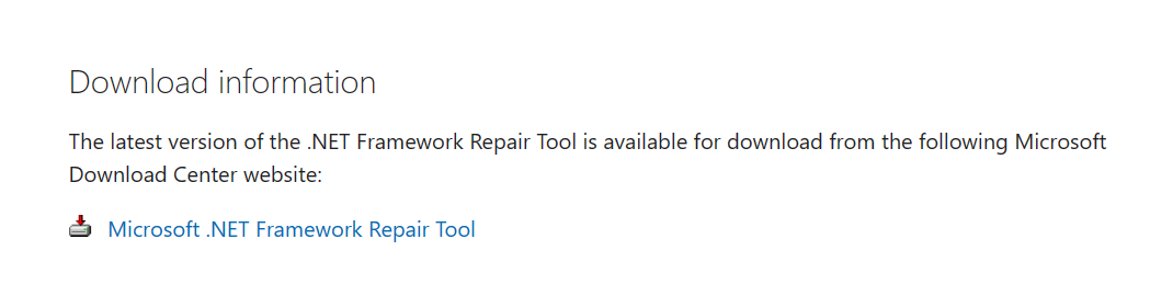 Search for the “Download information” section.