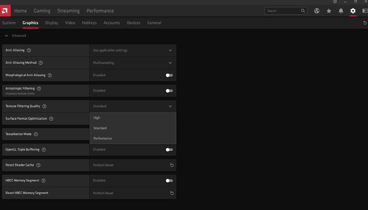CS graphics performance