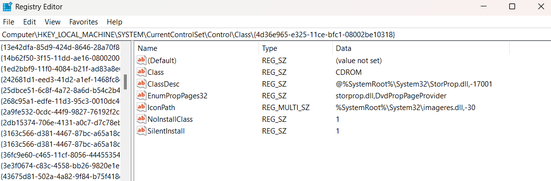 Registry Editor Windows 10