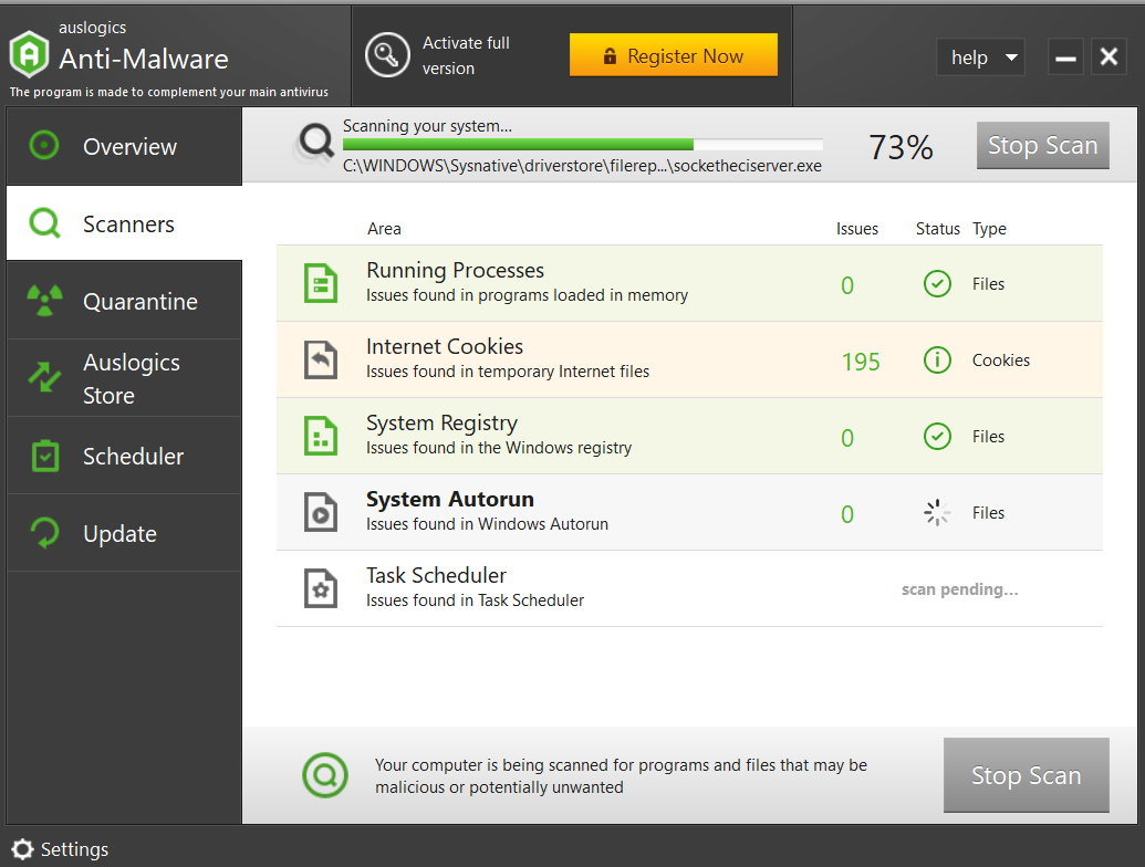 Auslogics Anti-Malware