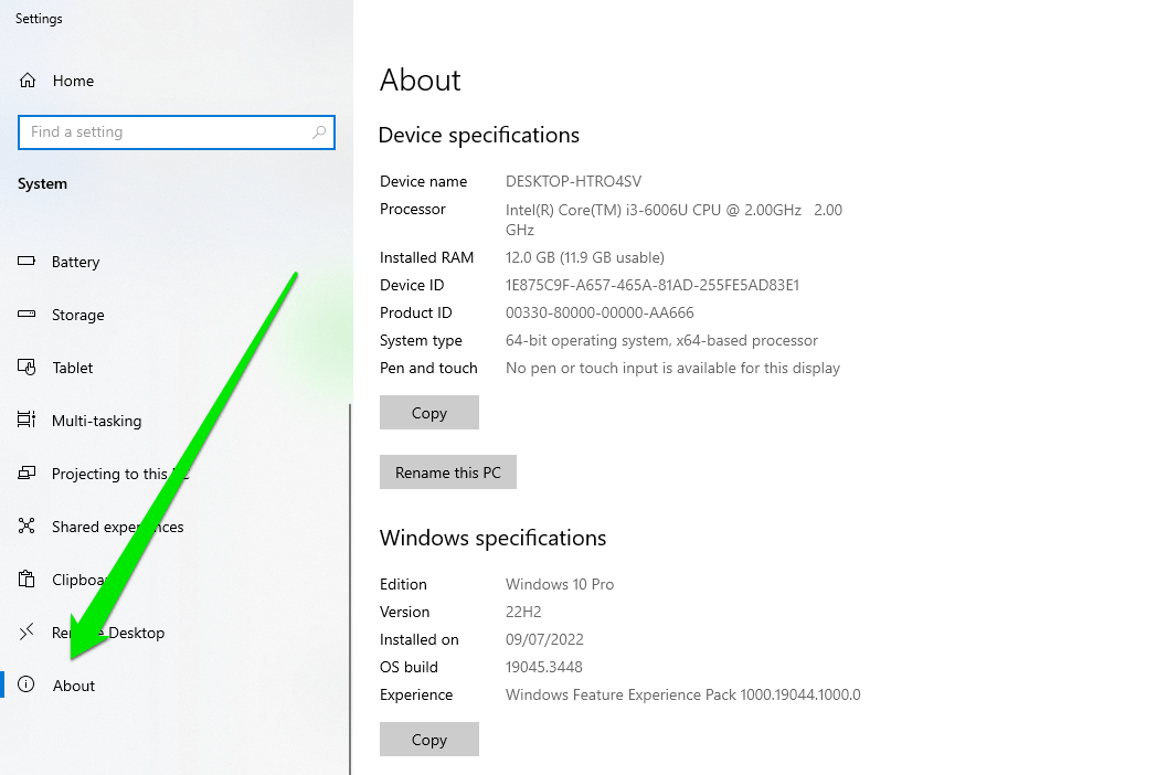 Open Device specifications