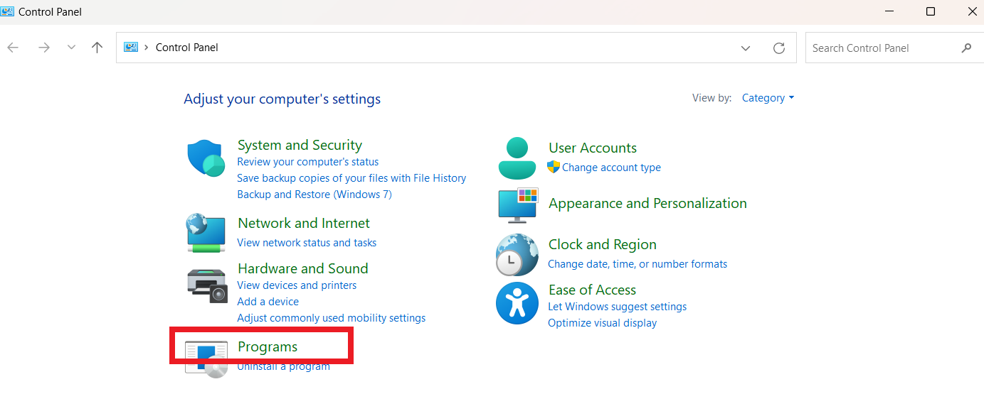 Adjust your computer's settings