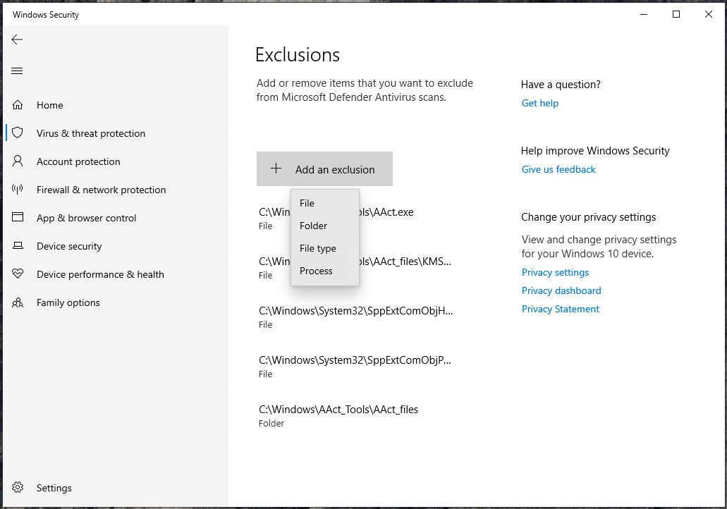 Make sure your antivirus program isn’t blocking the game. Folder