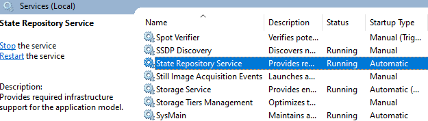 State Repository Service