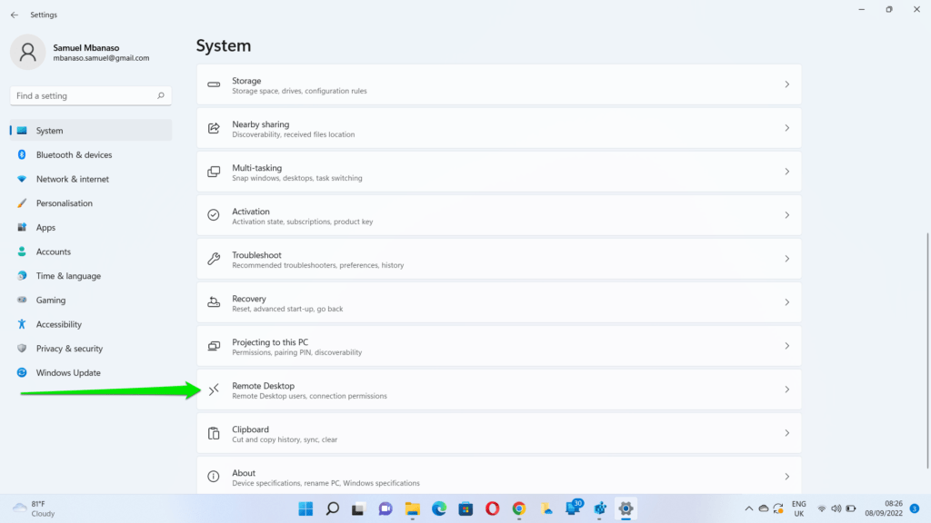 How to fix the ‘Remote Desktop Connection Is Greyed Out’ on Windows 10