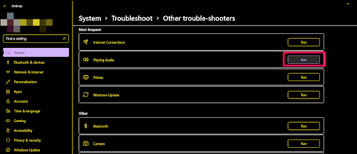 Run the Windows Audio Troubleshooter on Windows 11