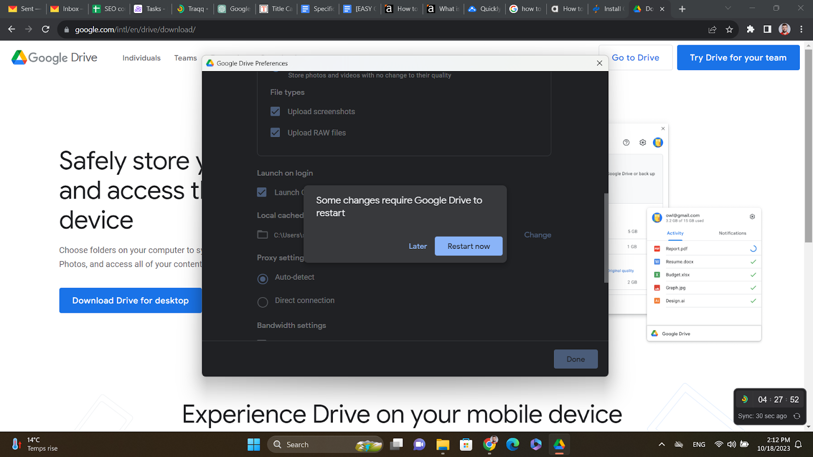 Virtual Lab Saving Method – Google Drive