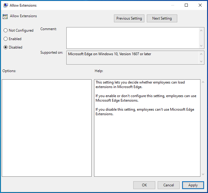 Click Apply and OK to apply the changes and restart your system.