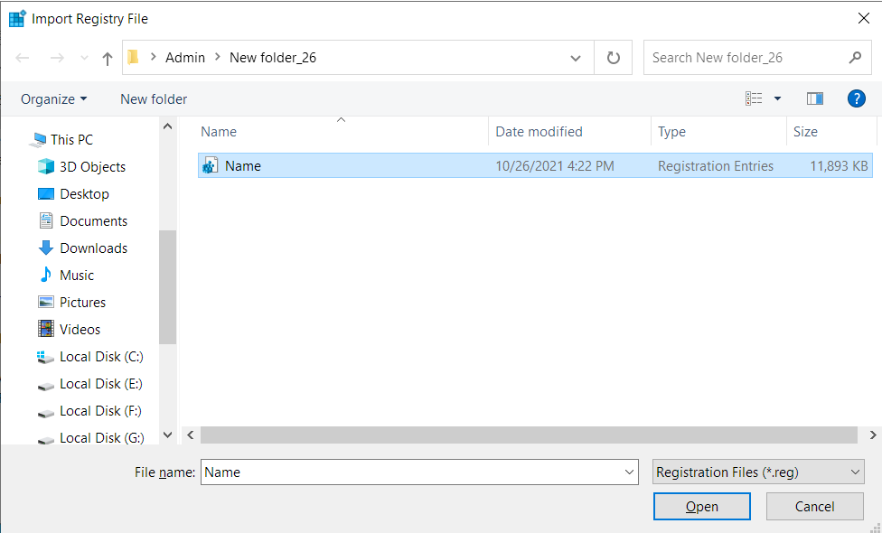Save your backup folder.