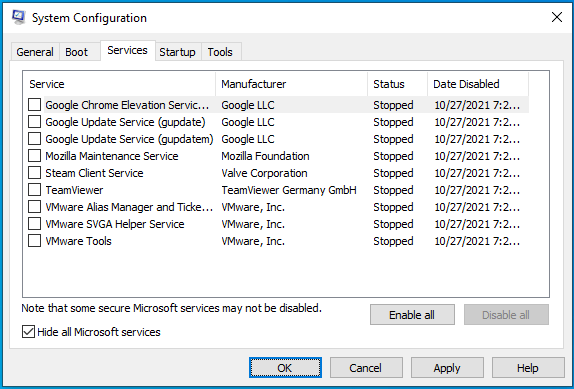 Click on Save to save your changes.