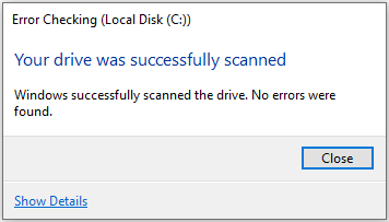 Wait for the driver scan to finish.