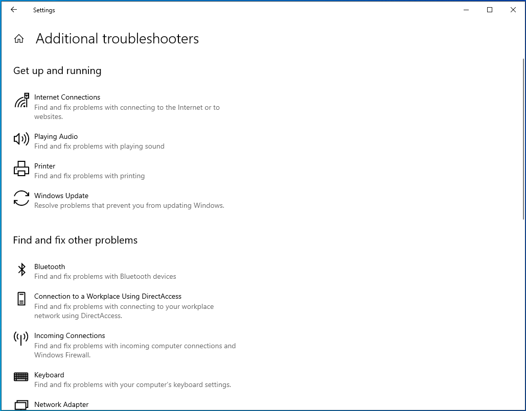 additional-troubleshooters