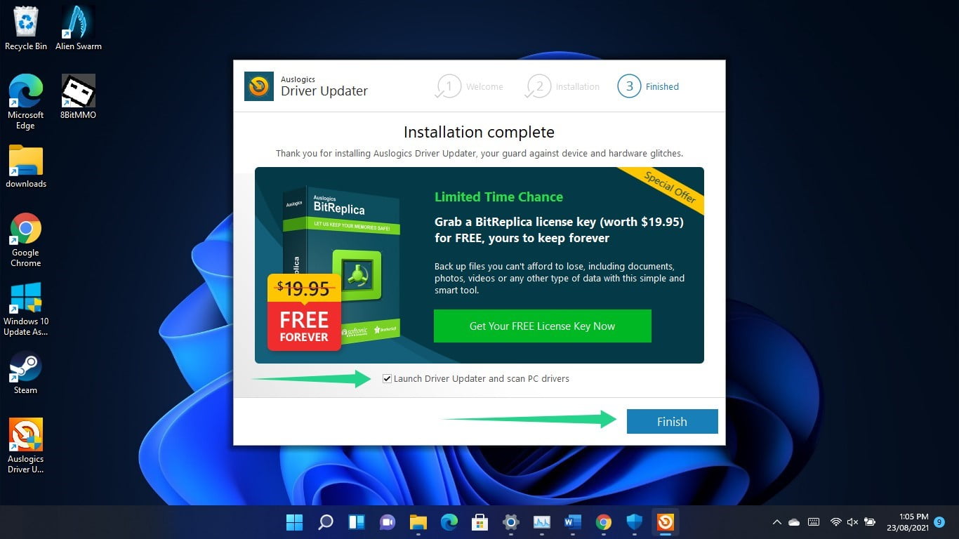 Install and setup the program - step 2