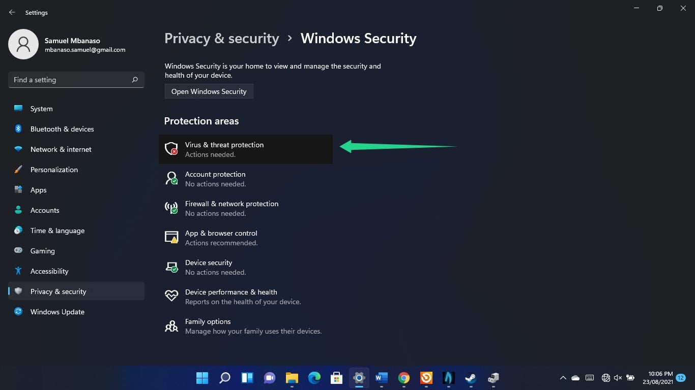 How to setup Privacy & Security settings on Windows 11?
