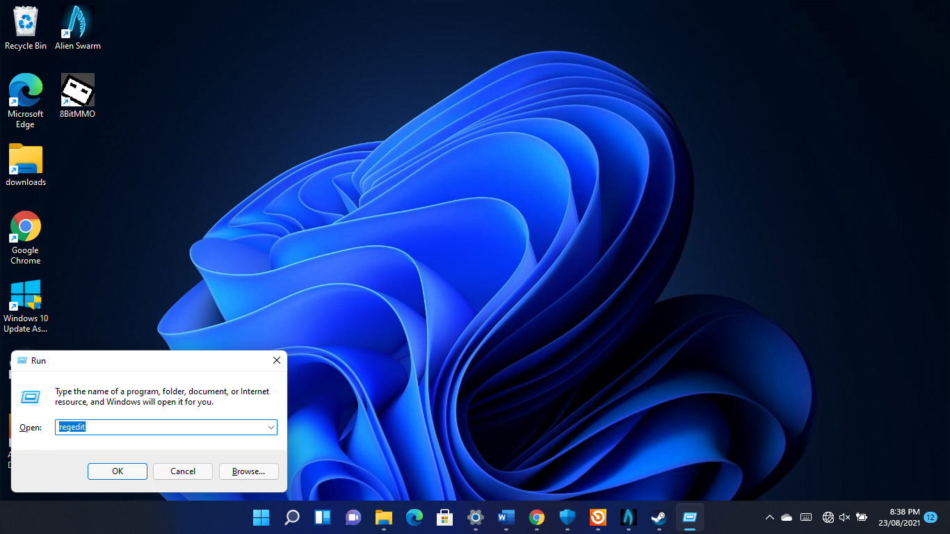 Use REGEDIT in Windows 11's Command Prompt