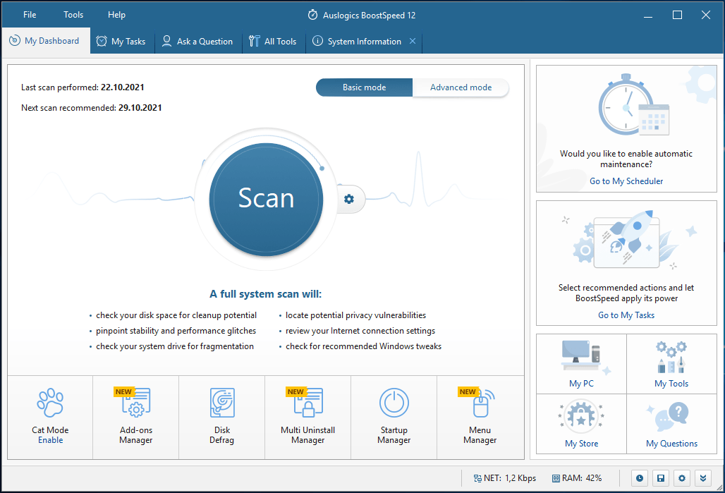 Scan your PC with Auslogics BoostSpeed.