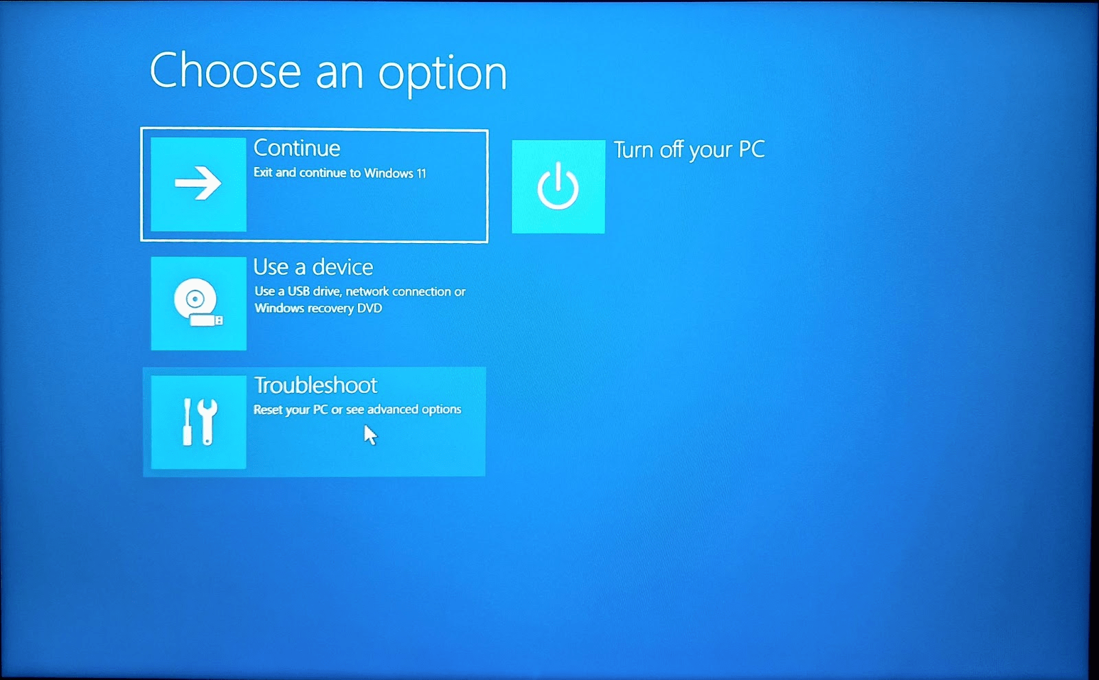 Boot your PC in Safe Mode