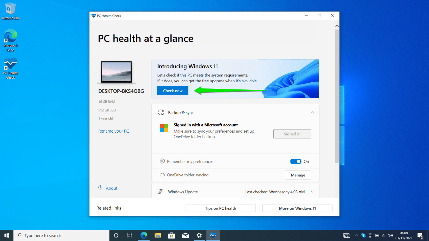 How to check Windows 11 compatibility in the late 2021