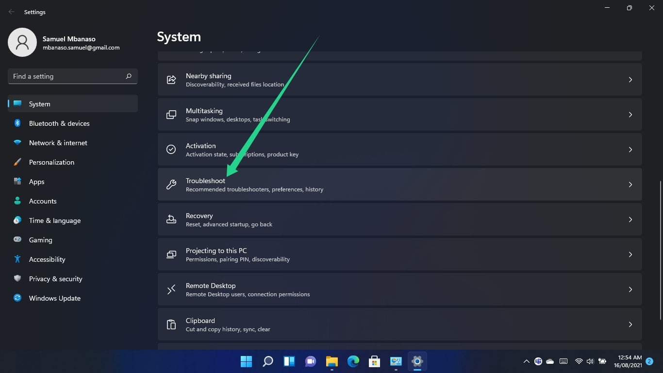 Use the Windows + I shortcut to open the Settings app