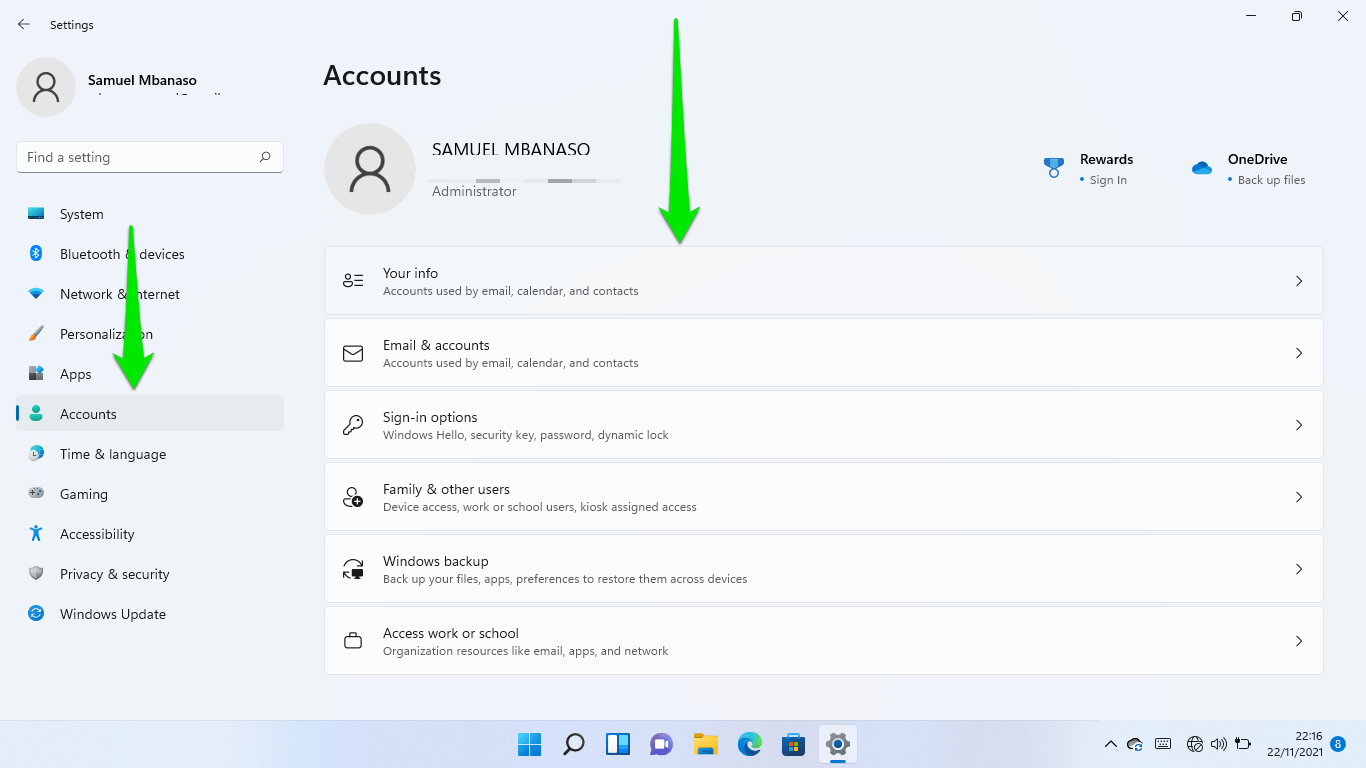 Here is how to switch to a local account