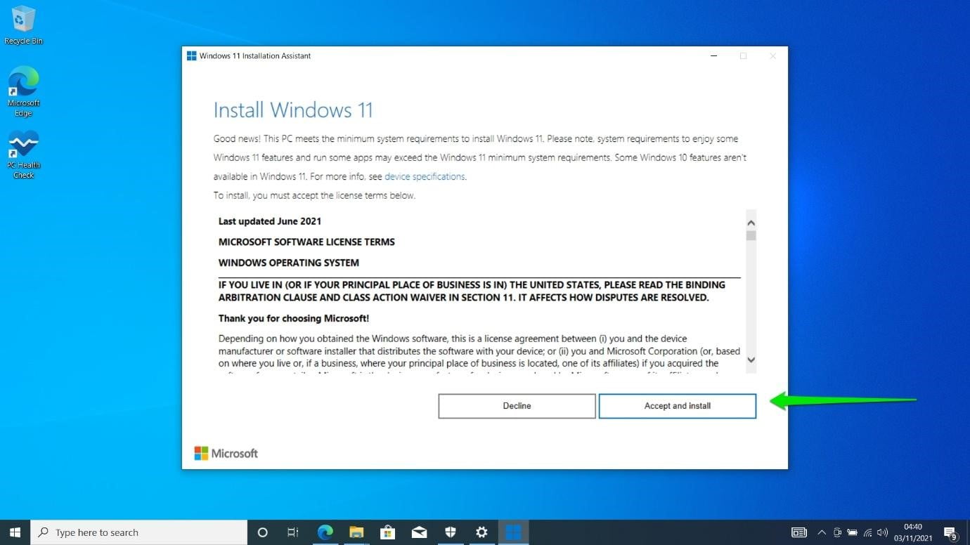 How to Use the Windows 11 Installation Assistant