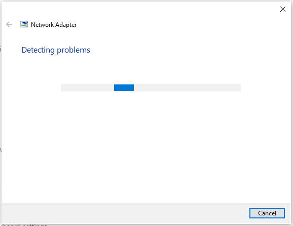 Run the troubleshooter