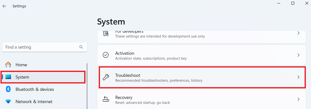 Allow the tool to search for problems and apply fixes