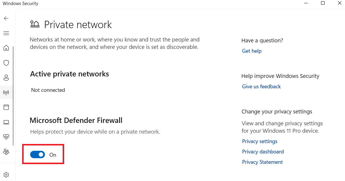 Private network
