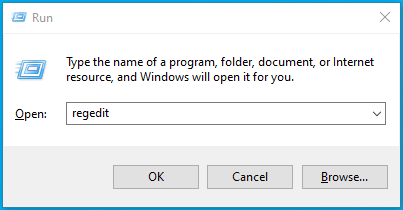 regedit