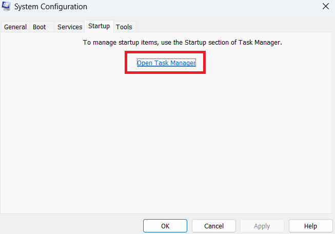 Open Task Manager