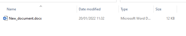 Here's how Word files look