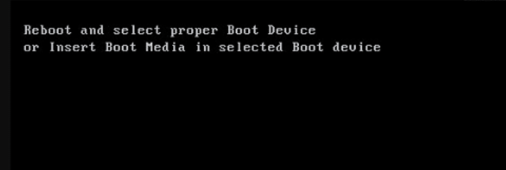 Fixes for “Reboot and select proper Boot Device” error on Windows