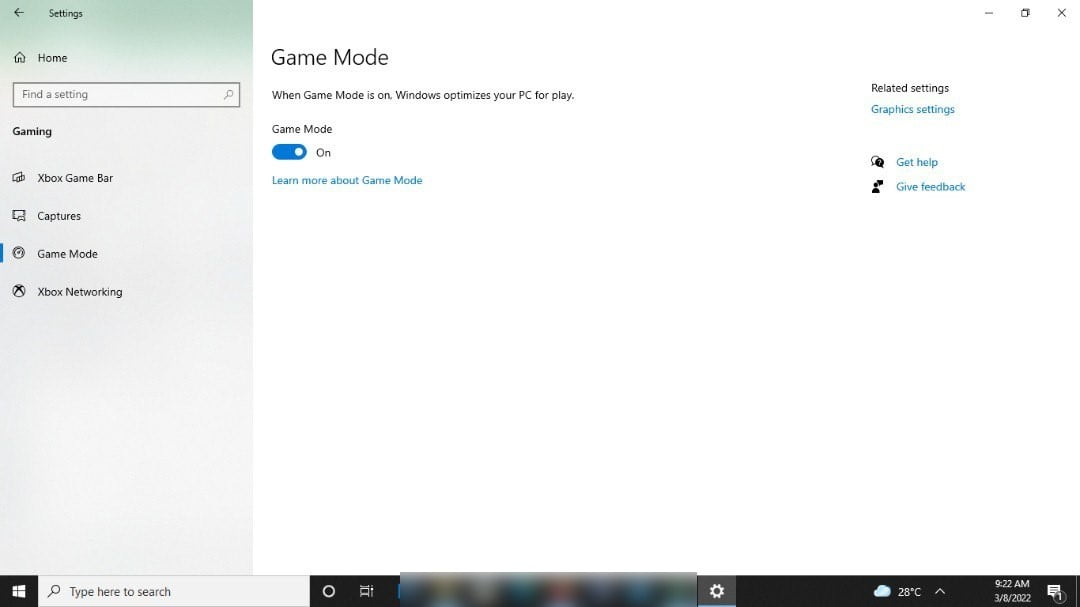 You may disable Game Mode in Windows 10 to speed up your OS