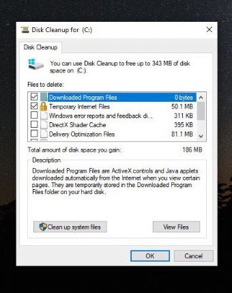 Get rid of junk files in Windows 10