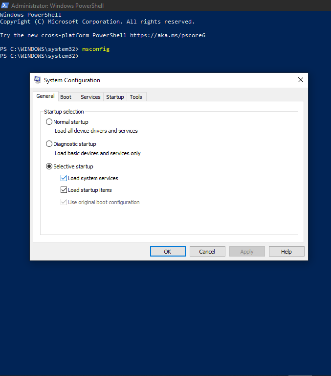 Use the Windows key + S combination to search for “PowerShell.”