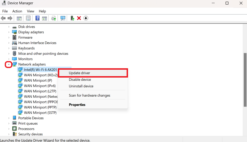 Update Network Drivers